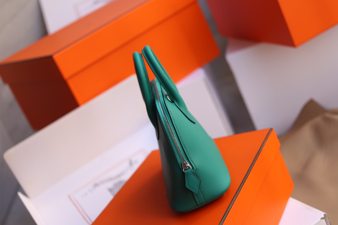 에르메스 미니 볼리드백 베르트베로나 은장 에버컬러